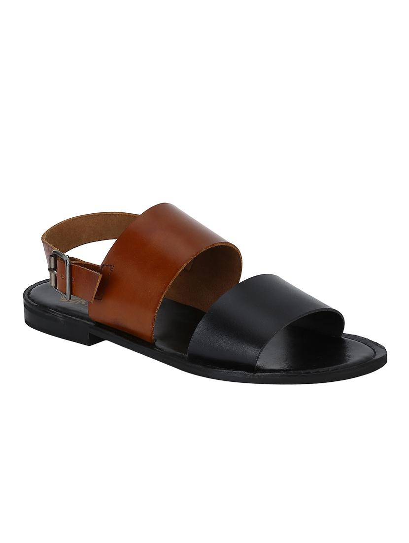 tan Leather back strap sandals - 15613046 - Zoom Image - 1