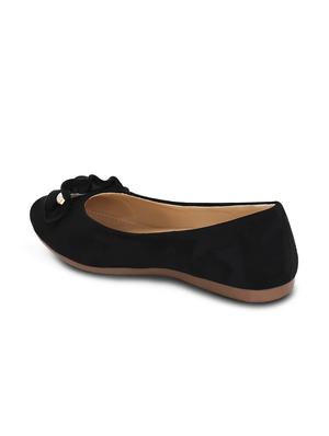 black slip on ballerinas - 15613114 - Standard Image - 3