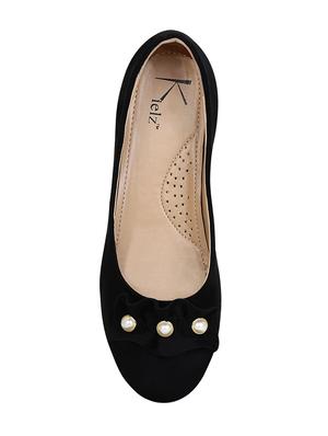 black slip on ballerinas - 15613114 - Standard Image - 4