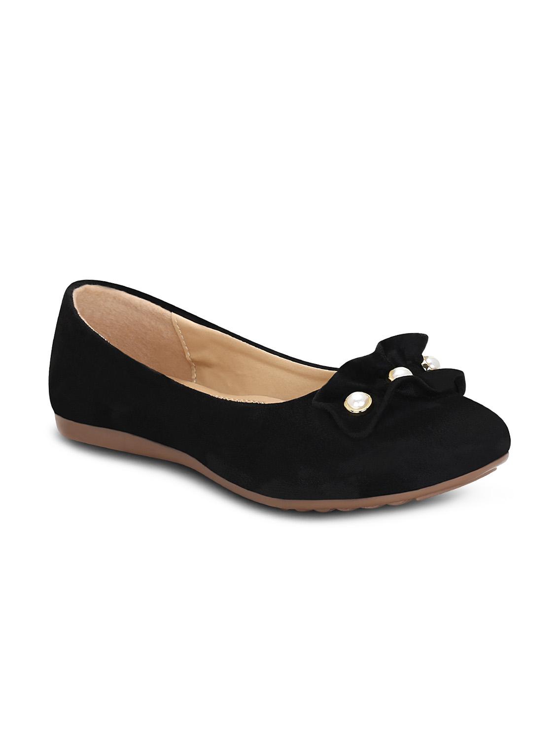 black slip on ballerinas - 15613114 - Zoom Image - 1