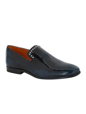 navy Patent Leather slip ons - 15613149 - Standard Image - 1