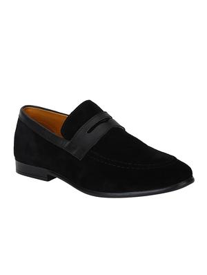 black Suede casual slipons - 15613174 - Standard Image - 1