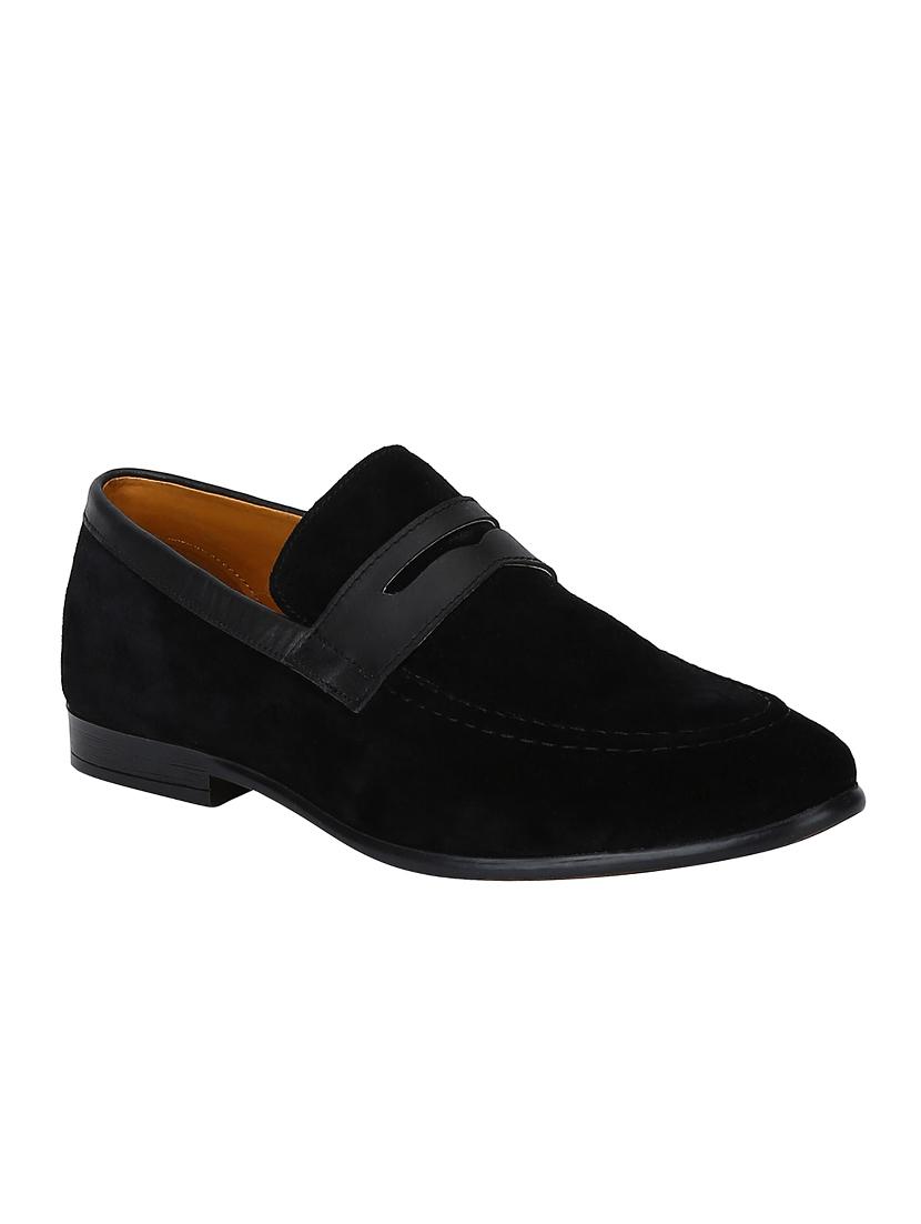 black Suede casual slipons - 15613174 - Zoom Image - 1
