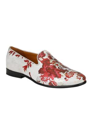 white Leather casual slip ons - 15613177 - Standard Image - 1