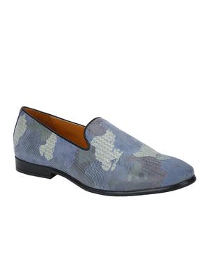 blue Leather casual slip ons - 15613187 - Standard Image - 1