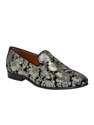 black Leather casual slip ons - 15613205 - Standard Image - 1