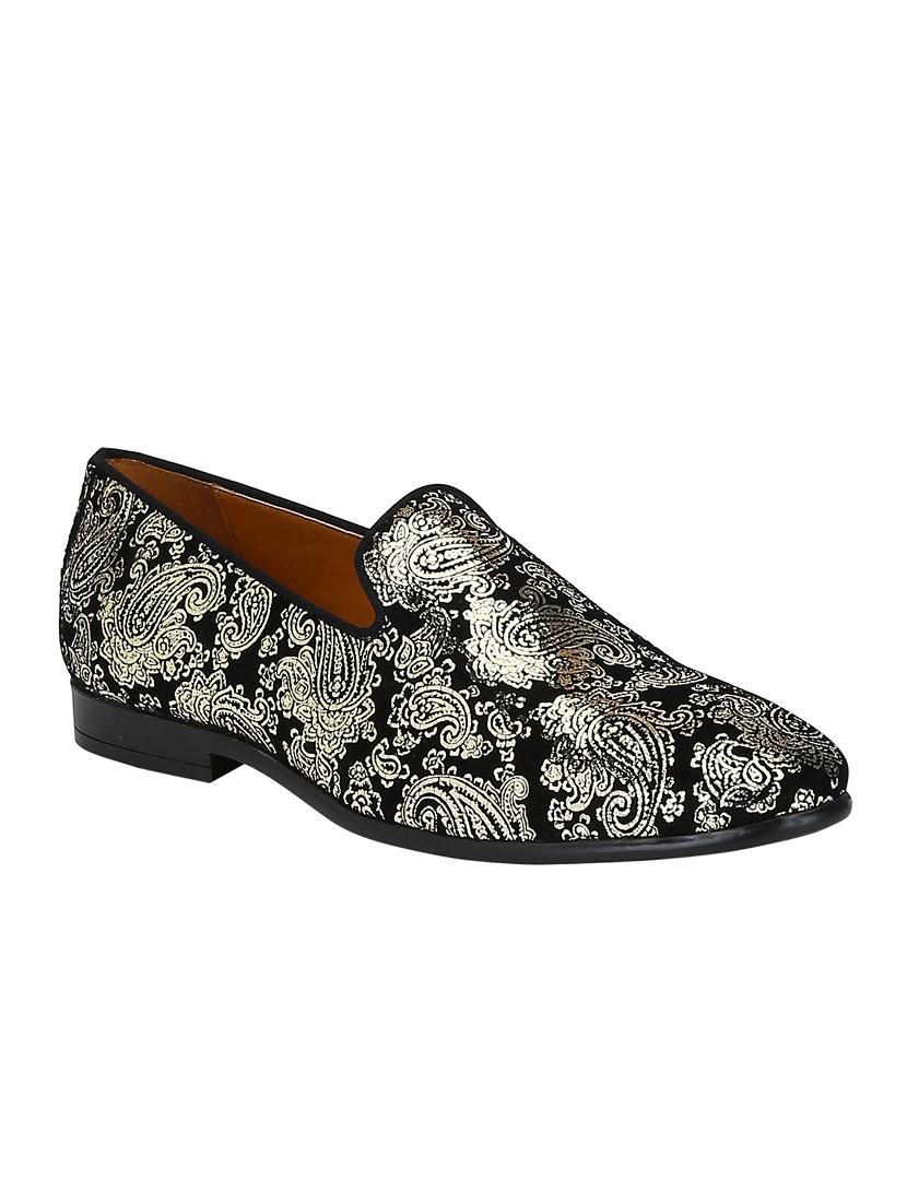 black Leather casual slip ons - 15613205 - Zoom Image - 1