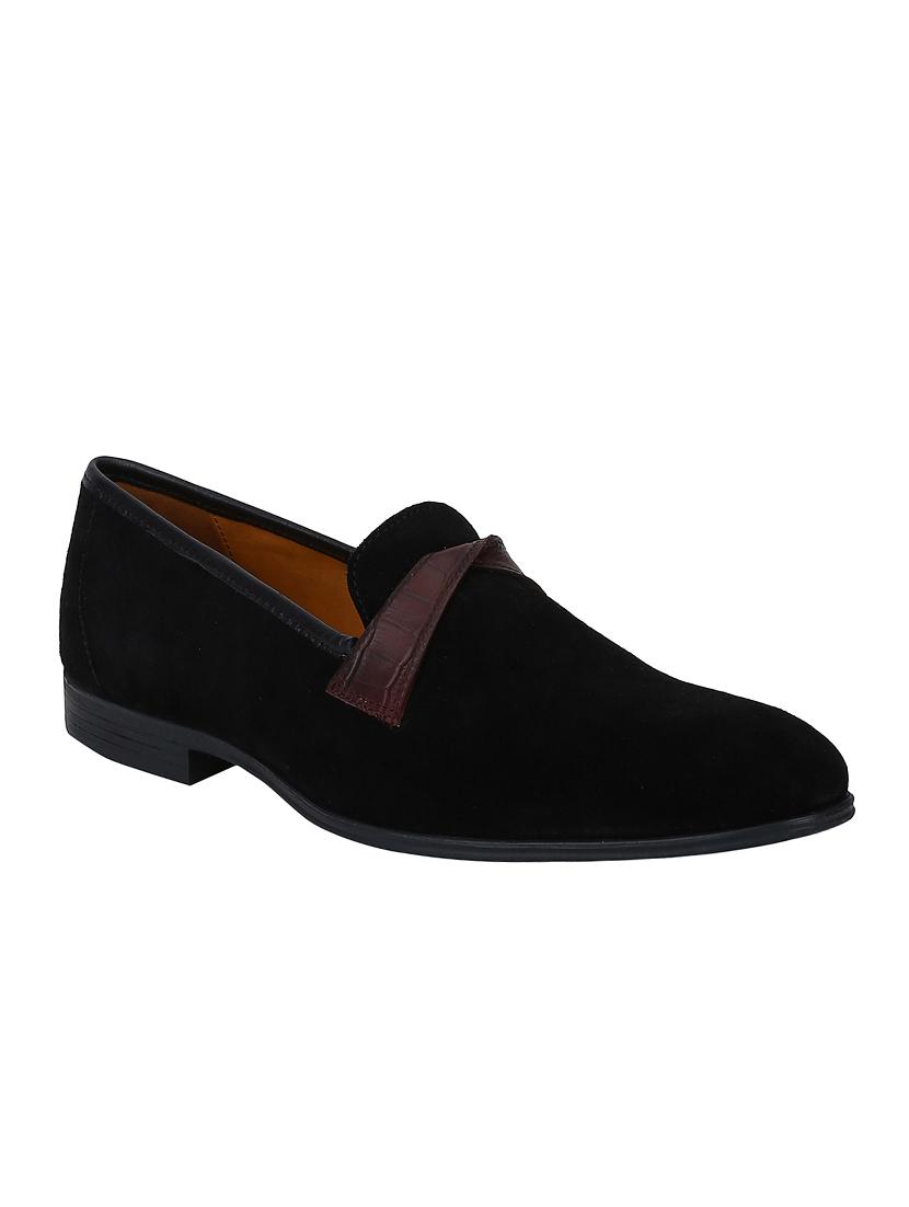 black Suede casual slipons - 15613216 - Zoom Image - 1