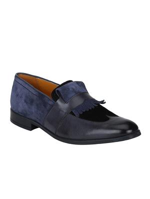 blue Suede casual slip ons - 15613242 - Standard Image - 1