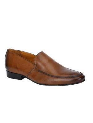 tan Leather casual slip ons - 15613244 - Standard Image - 1