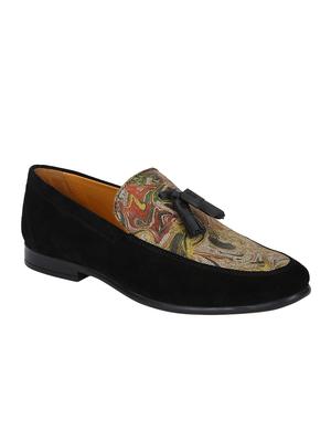 black Suede tassel slipons - 15613259 - Standard Image - 1