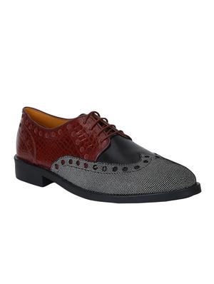 multi colored Leather lace up shoes - 15613338 - Standard Image - 1