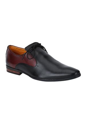 black Leather formal slip ons - 15613352 - Standard Image - 1