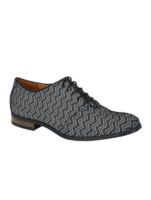 black Leather lace up shoes - 15613356 - Standard Image - 1