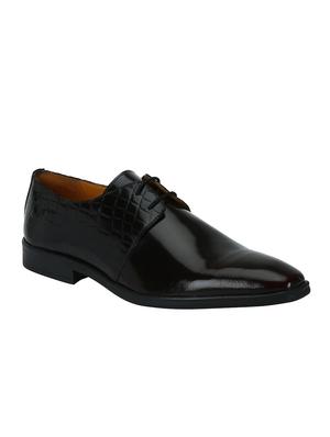 brown Patent Leather lace-up derbys - 15613365 - Standard Image - 1