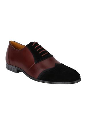 brown Leather lace-up brouges - 15613392 - Standard Image - 1