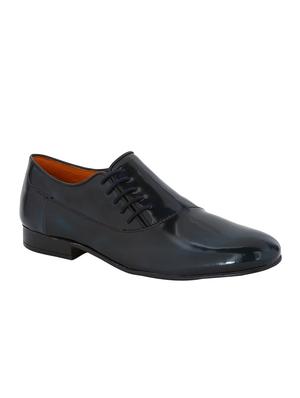 navy Patent Leather lace-up oxfords - 15613408 - Standard Image - 1