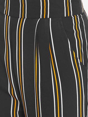 hem bow tie detail striped trouser - 15613519 - Standard Image - 5