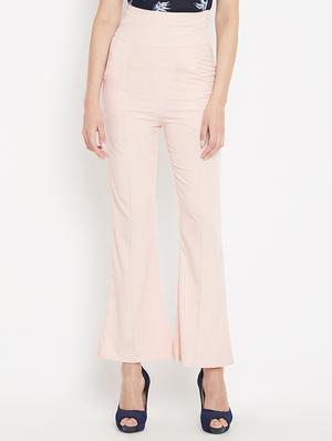 high rise flared hem trouser - 15613584 - Standard Image - 1