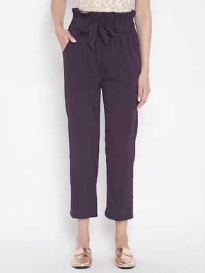 paperbag waist crop pant - 15613588 - Standard Image - 1