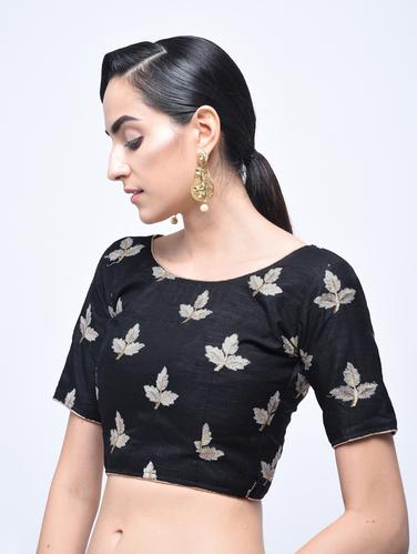 embroidered blouse with drawstring - 15613755 - Very Small Image - 1
