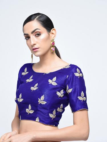 embroidered blouse with drawstring - 15613756 - Very Small Image - 1