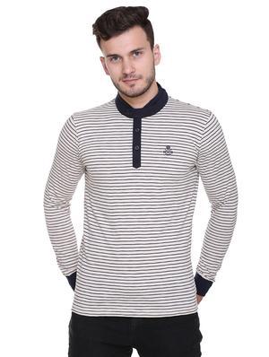 white cotton blend t-shirt - 15614309 - Standard Image - 1