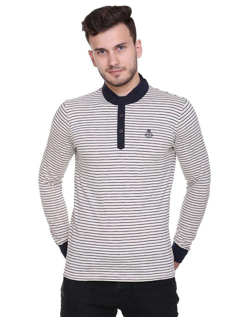 white cotton blend t-shirt - 15614309 - Zoom Image - 1