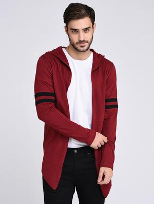 red cotton shrug - 15614751 - Standard Image - 1