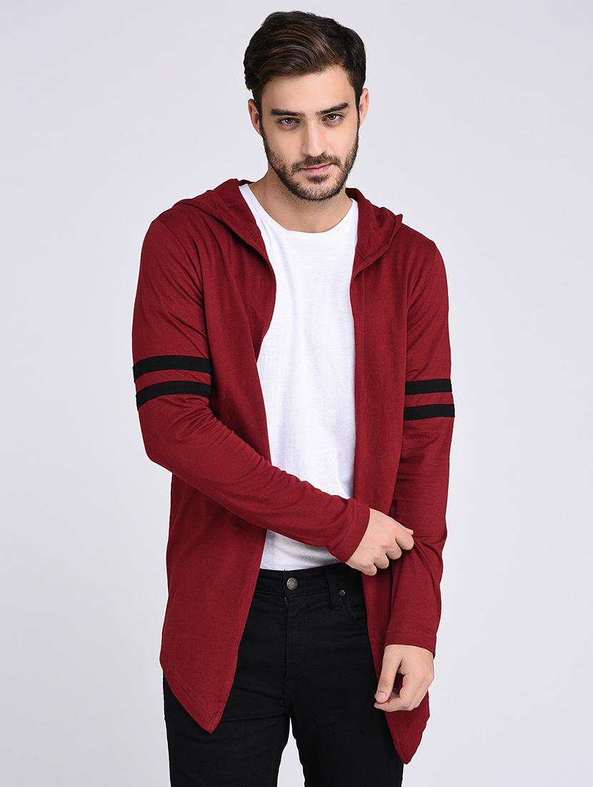 red cotton shrug - 15614751 - Zoom Image - 1