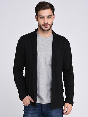 black cotton shrug - 15614757 - Standard Image - 1