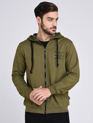 green fleece sweatshirt - 15614761 - Standard Image - 1