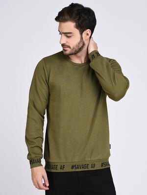 green fleece sweatshirt - 15614763 - Standard Image - 1