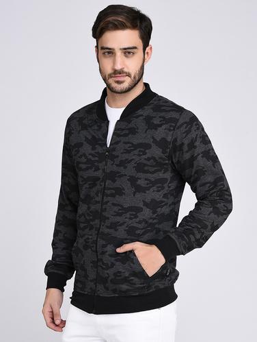 grey cotton all over print sweatshirt - 15614771 - Very Small Image - 1