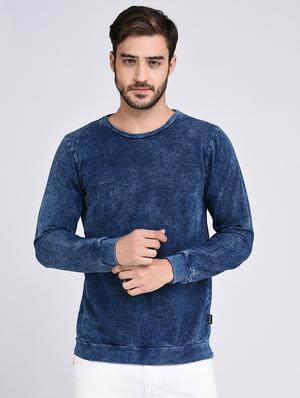 blue cotton sweatshirt - 15614773 - Standard Image - 1