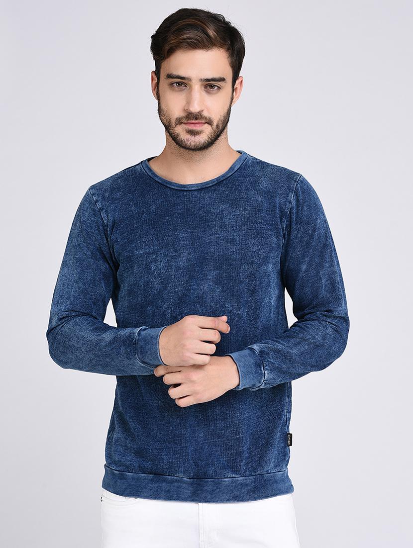 blue cotton sweatshirt - 15614773 - Zoom Image - 1