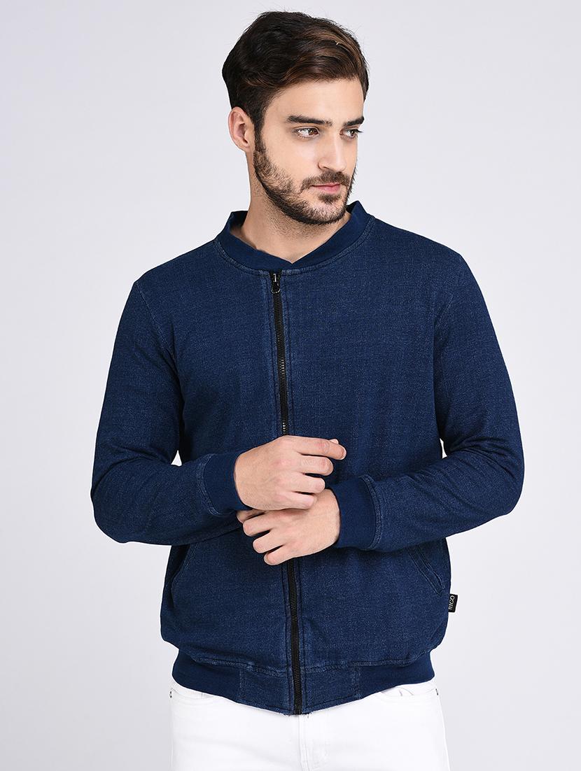blue cotton sweatshirt - 15614774 - Zoom Image - 1