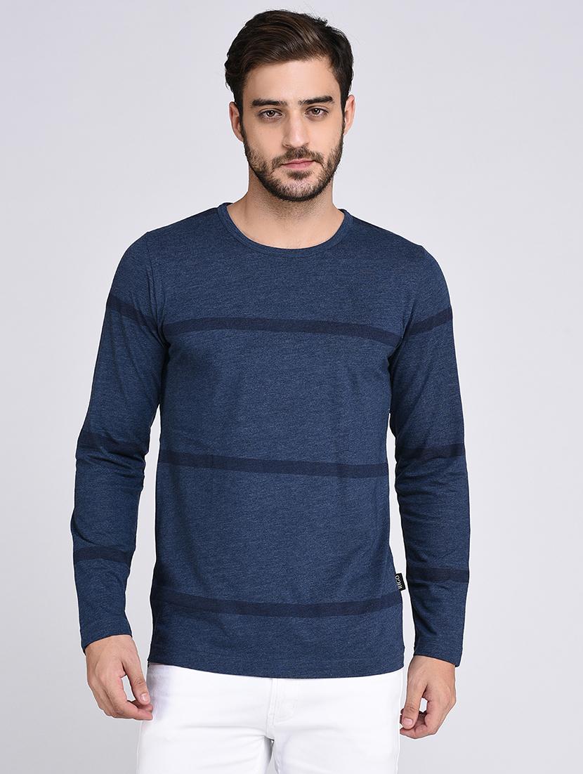 blue cotton t-shirt - 15614788 - Zoom Image - 1