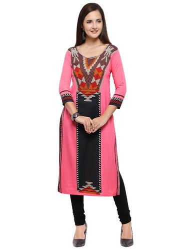 Printed straight kurta - 15614850 - Very Small Image - 1