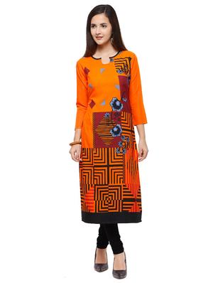 Printed straight kurta - 15614851 - Standard Image - 1