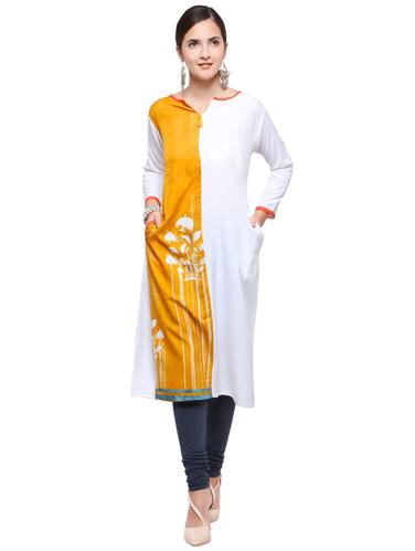 Straight kurta with pocket - 15614858 - Very Small Image - 1