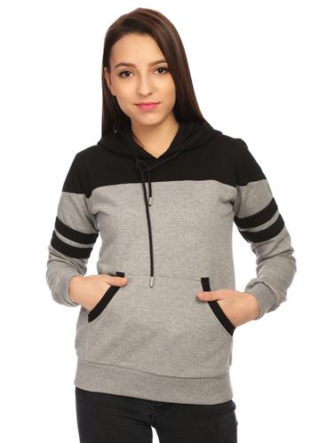 varsity striped hooded sweatshirt - 15614976 - Very Small Image - 1
