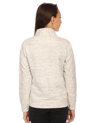 turtle neck melange jacket - 15614985 - Standard Image - 3