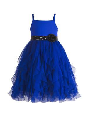 blue net frock - 15615260 - Standard Image - 1