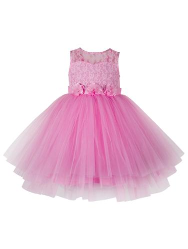pink net frock - 15615263 - Very Small Image - 1