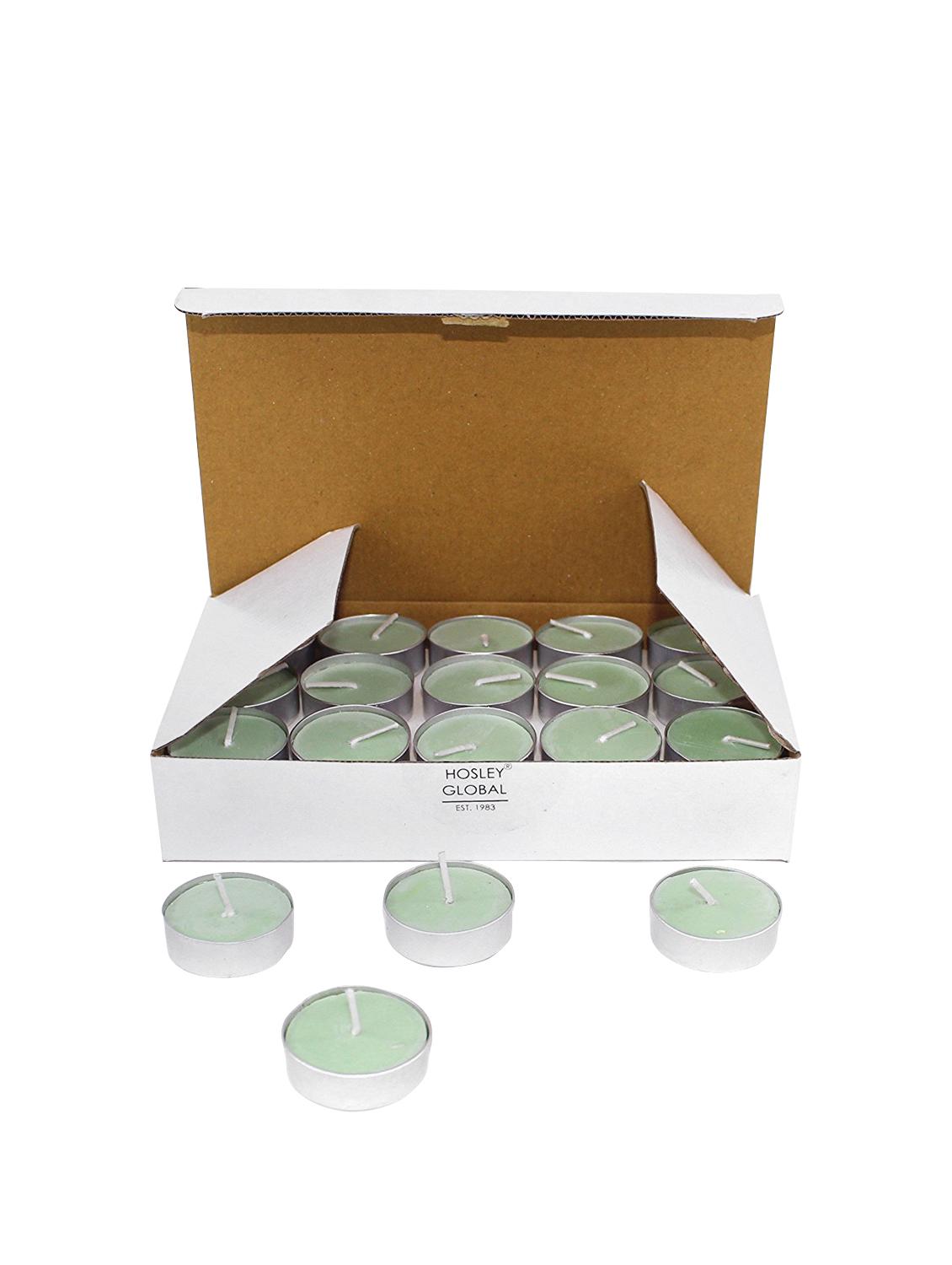 hosley highly fragranced lemongrass tea light candles (set of 30) - 15615295 - Zoom Image - 4