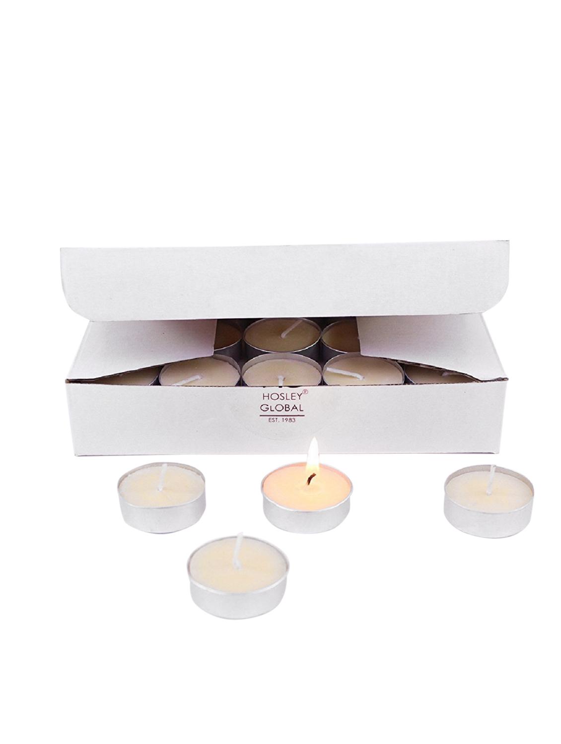 hosley highly fragranced jasmine tea light candles (set of 30) - 15615321 - Zoom Image - 2