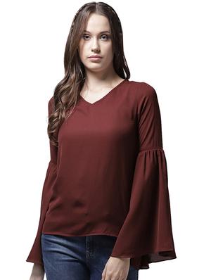 lace panel cutout back top - 15615444 - Standard Image - 1