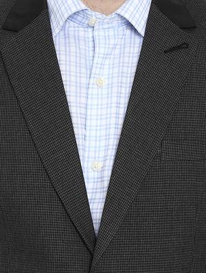 grey polyester single breasted blazer - 15615625 - Standard Image - 5