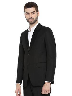 black polyester tuxedo blazer - 15615638 - Standard Image - 2
